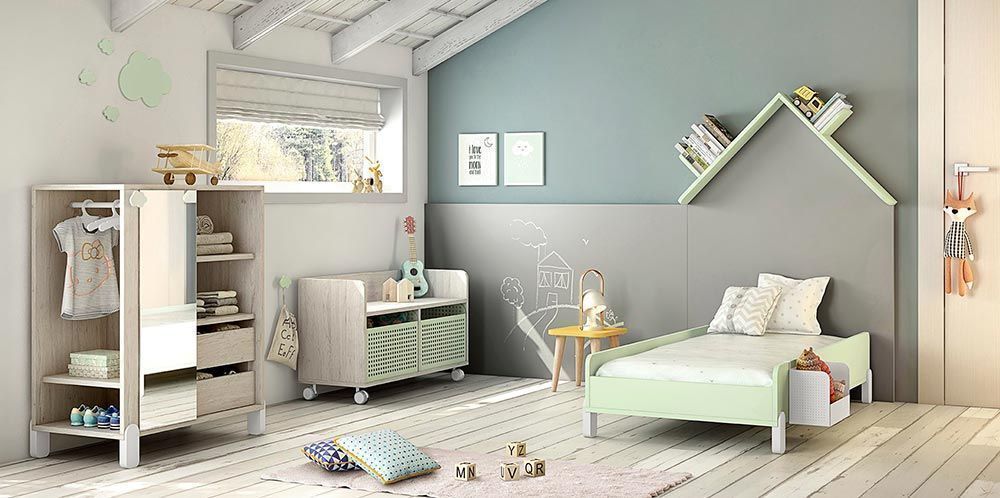 Ideas de decoración infantil Montessori para una habitación con Muebles Ros.