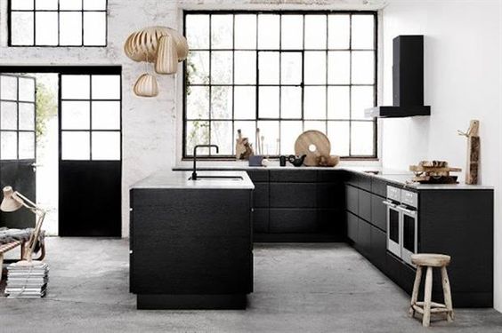 cocina negra tendencia 2017